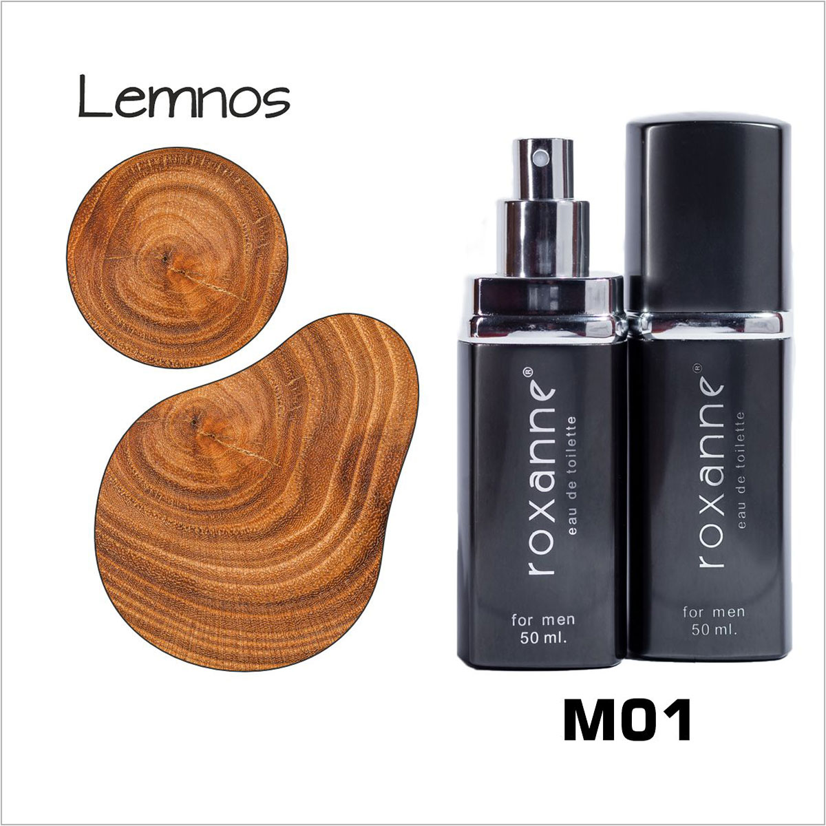 Parfum Roxanne M01, Cheffe, Lemnos, Barbati, 50 ml