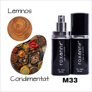 Parfum Roxanne M33, Giannis Best, Lemnos-Condimentat, Barbati, 50 ml