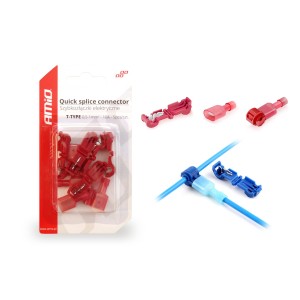 Adaptor bricheta auto tripla 12/24V, iluminata LED, cu intrerupator individual si 1 port USB, 5V, 2.1A