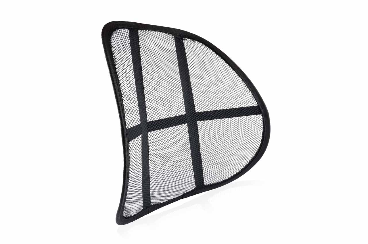 Pernita scaun cu suport lombar pentru corectare postura, culoare Neagra