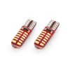 Set becuri auto cu LED CANBUS compatibil T10e W5W 24 SMD SILCA Alb 12V, destinat competitiilor auto sau off-road