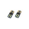 Set becuri auto cu LED CANBUS UltraBright compatibil T10e W5W 12 SMD Alb 12/24V, destinat competitiilor auto sau off-road
