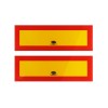 Placute reflectorizante pentru camioane 10x30 cm