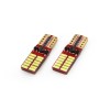 Set becuri auto cu LED CANBUS compatibil T10e W5W 24 SMD Alb 12V/24V, destinat competitiilor auto sau off-road