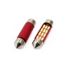 Set becuri auto cu LED CANBUS sofit compatibil C5W 12 SMD 36mm Alb 12/24V, destinat competitiilor auto sau off-road