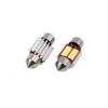 Set becuri auto cu LED CANBUS sofit compatibil C5W 10 SMD 31mm Alb 12/24V, destinat competitiilor auto sau off-road