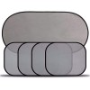Set 5 perdele auto pentru protectie solara, universale, culoare Neagra