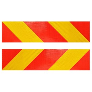 Set placute reflectorizante pentru camioane "VEHICUL SCURT"