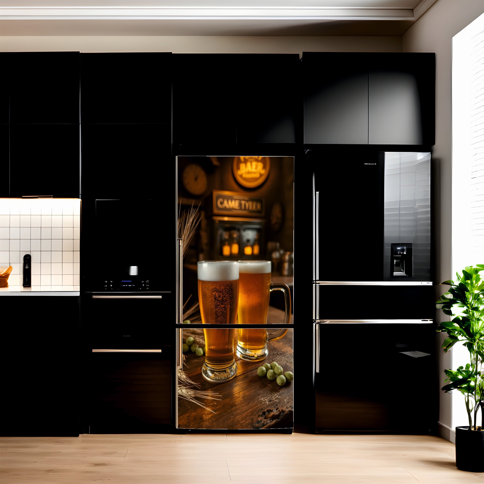 Folie imprimata color pentru decor Frigider, dimensiune 200 x 90cm, model: AVX-FR34