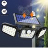Lampa Solara LED, reglabila, model TRIO, cu senzor crepuscular si senzor de miscare