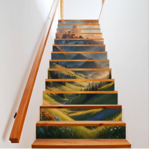 Sticker decorativ pentru scari interioare, print autoadeziv de inalta rezolutie, dimensine 200 x 124 cm, cod: AVX-STAIRS-07