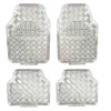 Covorase Auto Universale model Diamond culoare Crom Argintiu