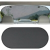 Parasolar Luneta Auto, 100 x 50 cm, culoare Neagra, prindere cu ventuze