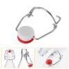 Set 100 capace pentru sticle cu inchidere cu clema metalica si dop ceramic cu garnitura din cauciuc