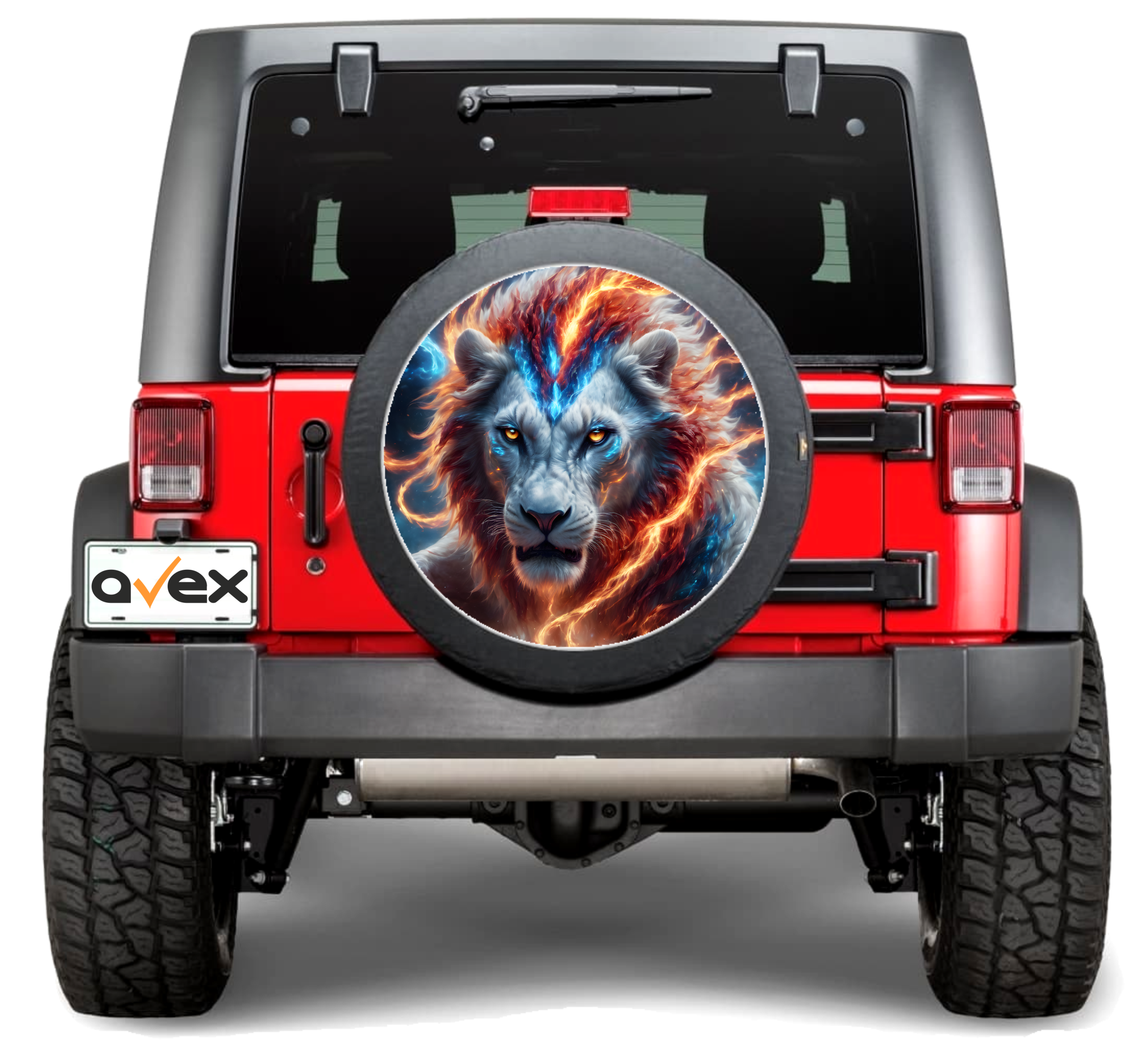 Sticker Auto "Roata de Rezerva" rezistenta la intemperii si raze UV, diametru 55 cm, Cod: AVX-RR05