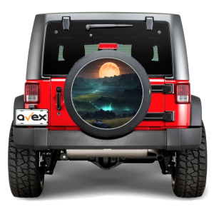 Sticker Auto "Roata de Rezerva" rezistenta la intemperii si raze UV, diametru 55 cm, Cod: AVX-RR15