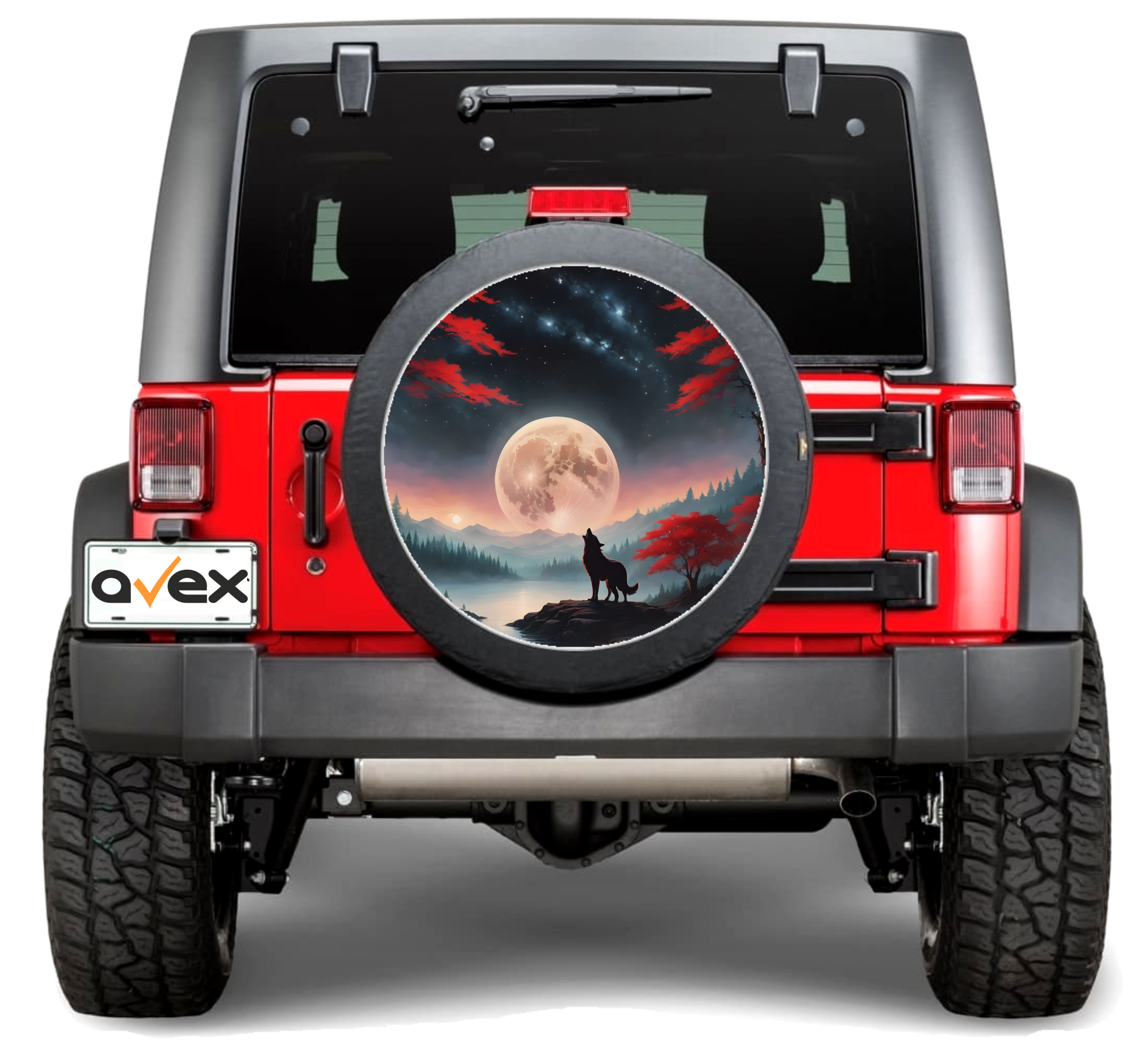 Sticker Auto "Roata de Rezerva" rezistenta la intemperii si raze UV, diametru 55 cm, Cod: AVX-RR17