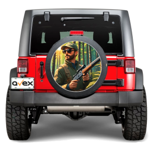 Sticker Auto "Roata de Rezerva" rezistenta la intemperii si raze UV, diametru 55 cm, Cod: AVX-RR20