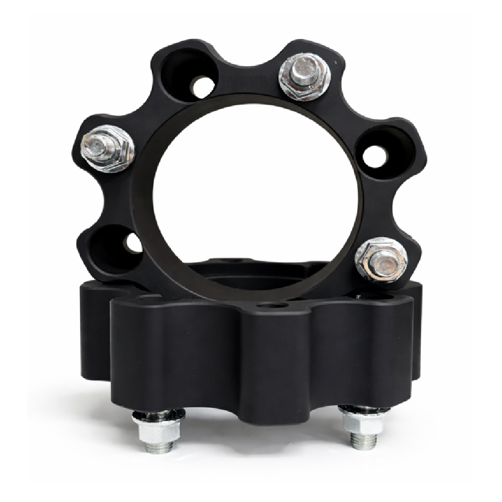 Set 2 buc. Distantiere Roti ATV din Aluminiu Forjat, grosime 60mm, distanta prezoane 4 x 110mm, gaura centrare 90,2mm, piulite M10 x 1,25