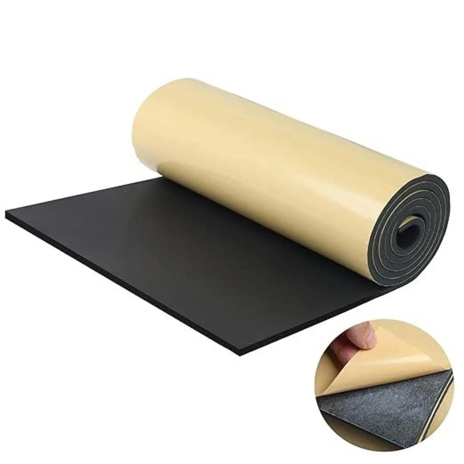 Material insonorizant auto, dimensiune 100cm x 50 cm x 10mm, autoadeziv