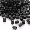 Set 100 buc. capace valva/ventil, material plastic, culoare Neagra, pentru Autoturisme, Camioane, Biciclete, Moto, ATV, Quad
